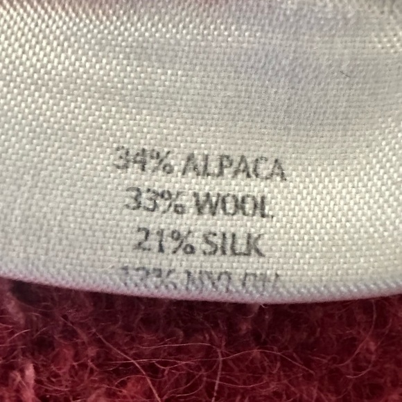 Eileen Fisher Button Front Cardigan Sweater Sz M Alpaca Wool Silk Nylon - Picture 15 of 15